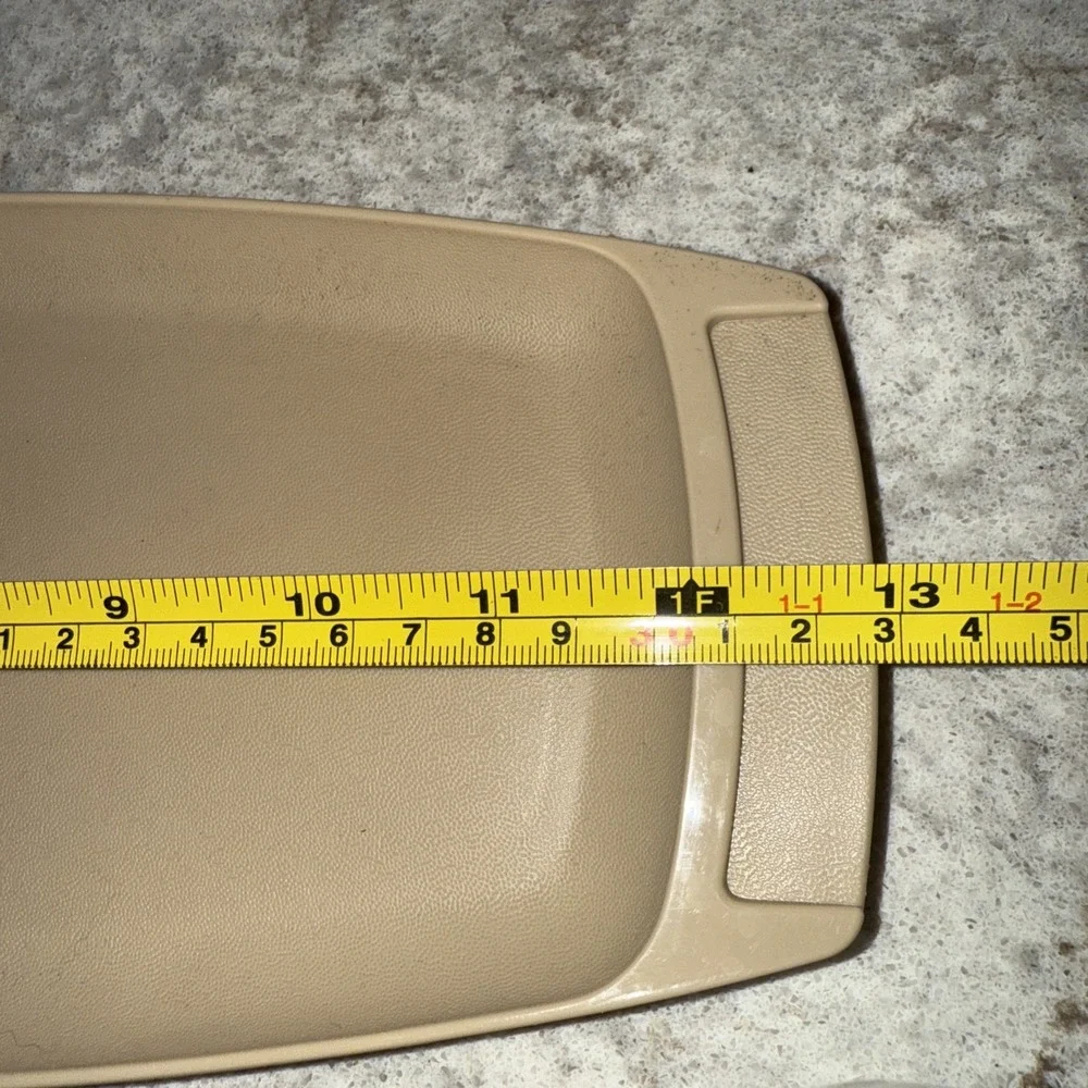 Tupperware Serve-ette Tray Bowl Lid seal dish beige brown Dip Vegetable 771-1